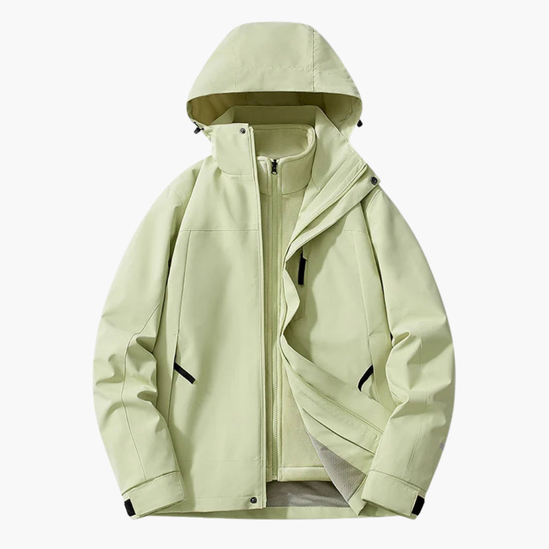 BerlinGlamour | Unisex ski-jack met verstelbare capuchon en praktische zakken 5