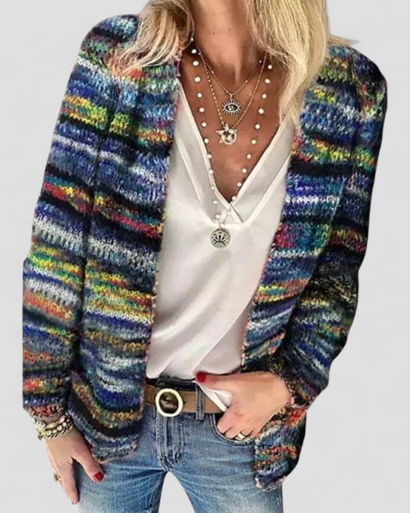 BerlinGlamour | Veelkleurige cardigan voor dames 1