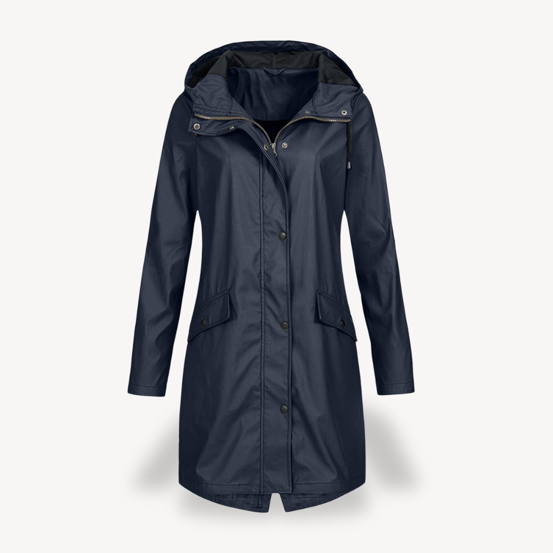 BerlinGlamour | Waterdichte capuchonjas voor dames 6