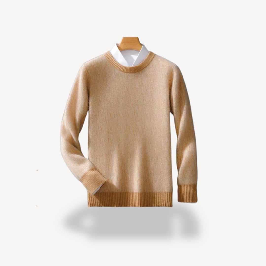 BerlinGlamour | Wollen trui met ronde hals voor heren 2