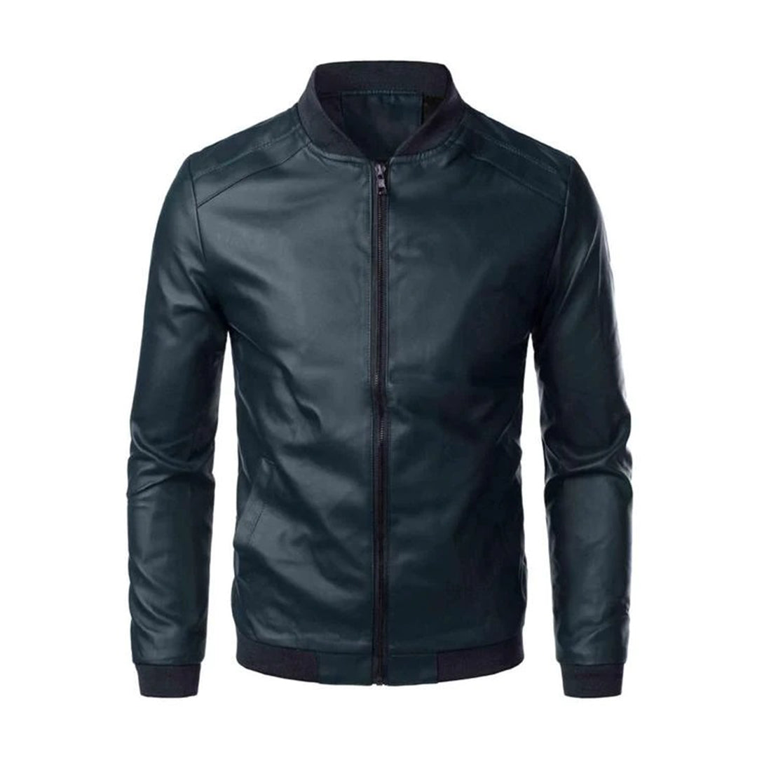 Leren Heren Jack Strakke Fit Kwaliteit Leer