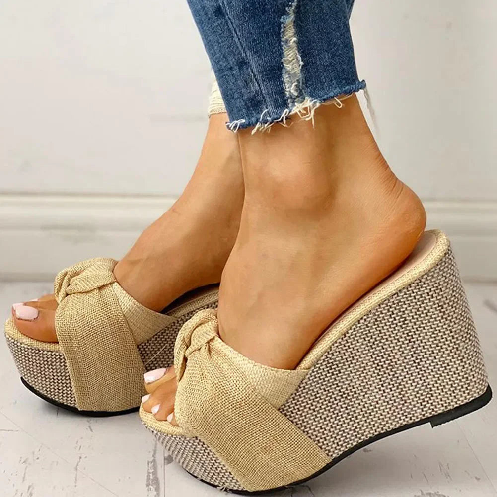 Oasis Optima Zomerse Platform Sandalen