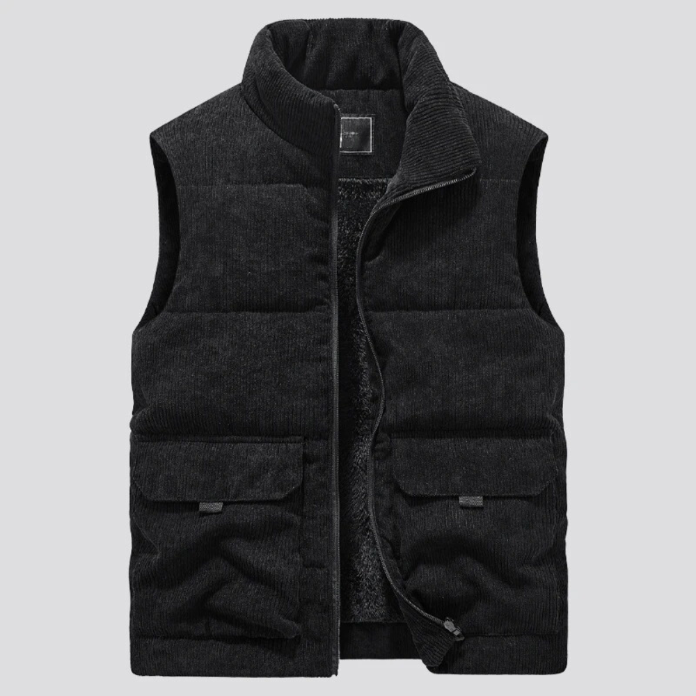 Fleece Bodywarmer Corduroy Warm en Trendy