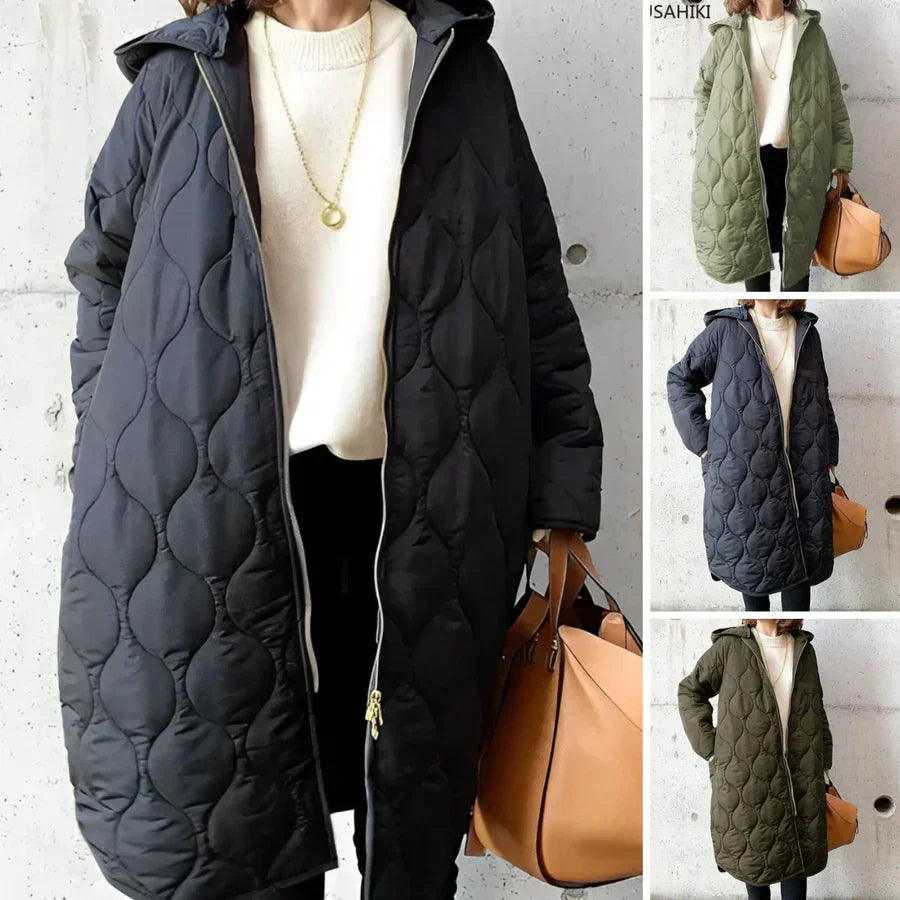 Dames Parka met Capuchon en Print