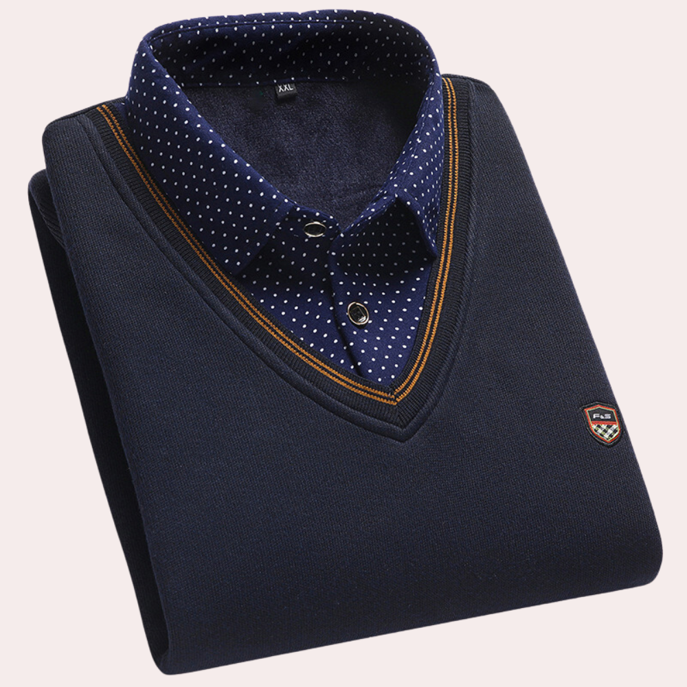 Heren Trui Overhemdkraag Casual Stijl Victor
