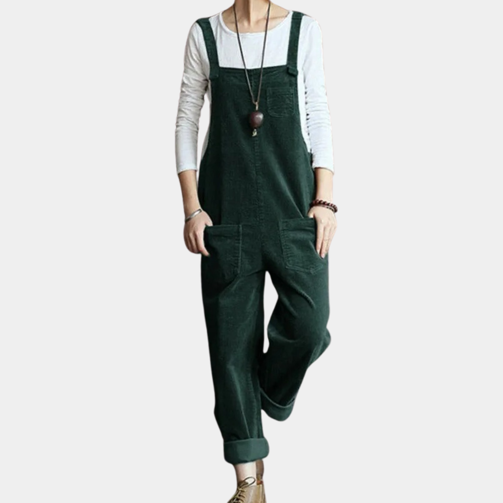 Dames Jumpsuit Corduroy Casual Losse Fit