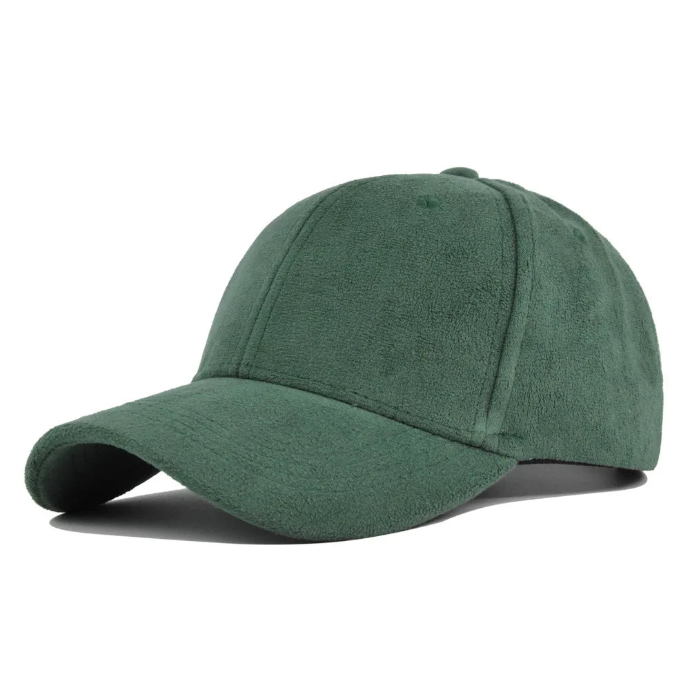 Retro Baseballpet Suede Verstelbaar Snapback