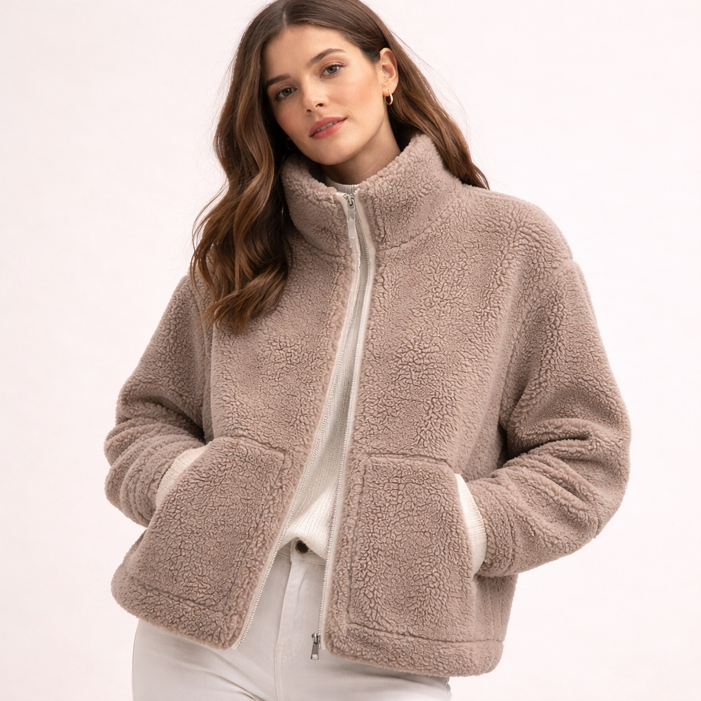 Chiara | Giacca Oversize in Pile Calda e Confortevole 7