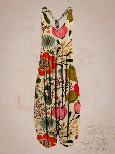 Lucha Boho-Chic Luchtige Jumpsuit