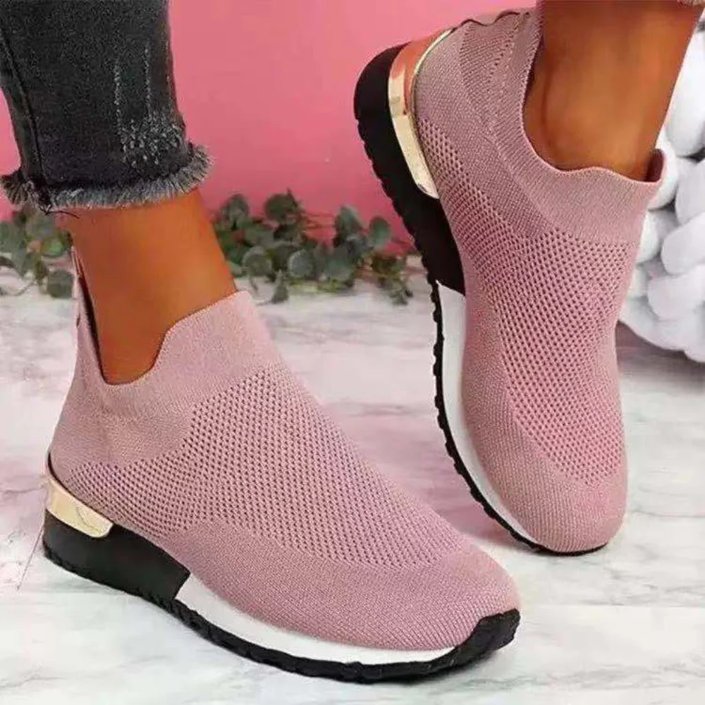 Dames Sneakers Zonder Veters - Ademend en Elastisch