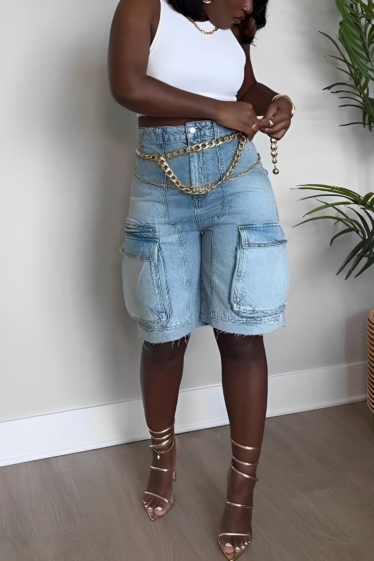Dames Cargo Spijkershorts - Helena