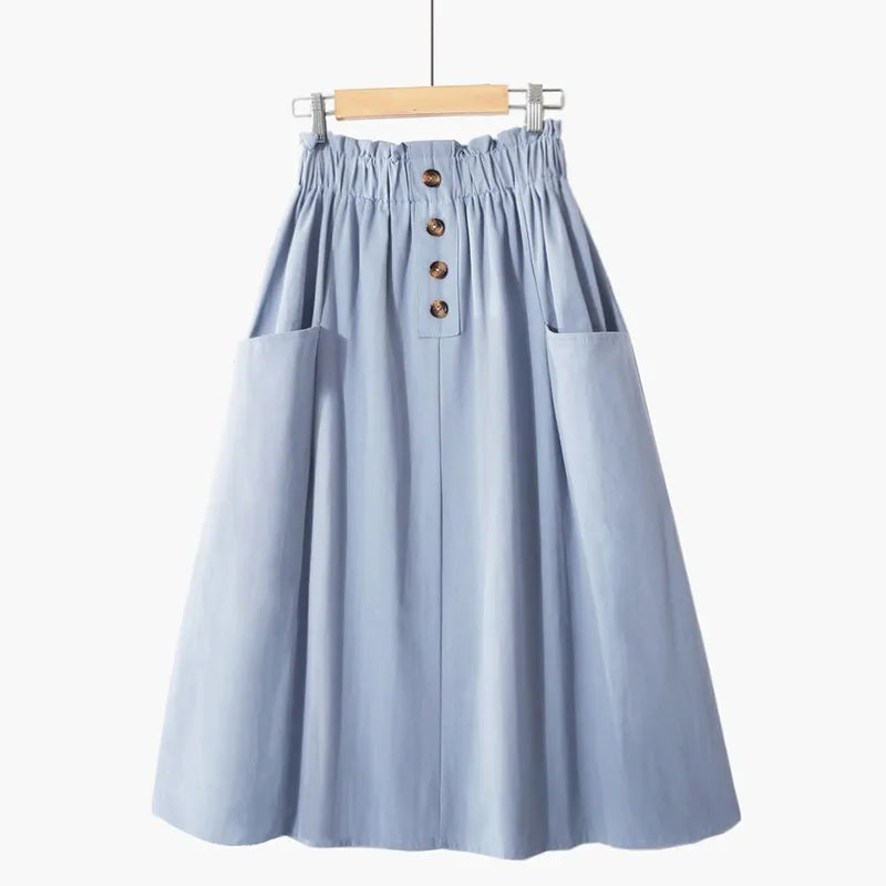 Frisse Stijl Hoge Taille Zomerrok