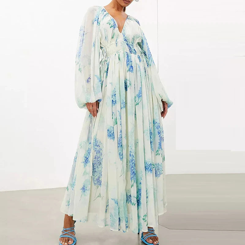 Elegante Avond Chiffon Jurk