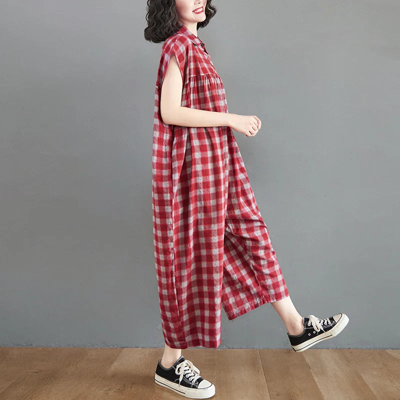 ChicMode's Elegante Plaid Jumpsuit