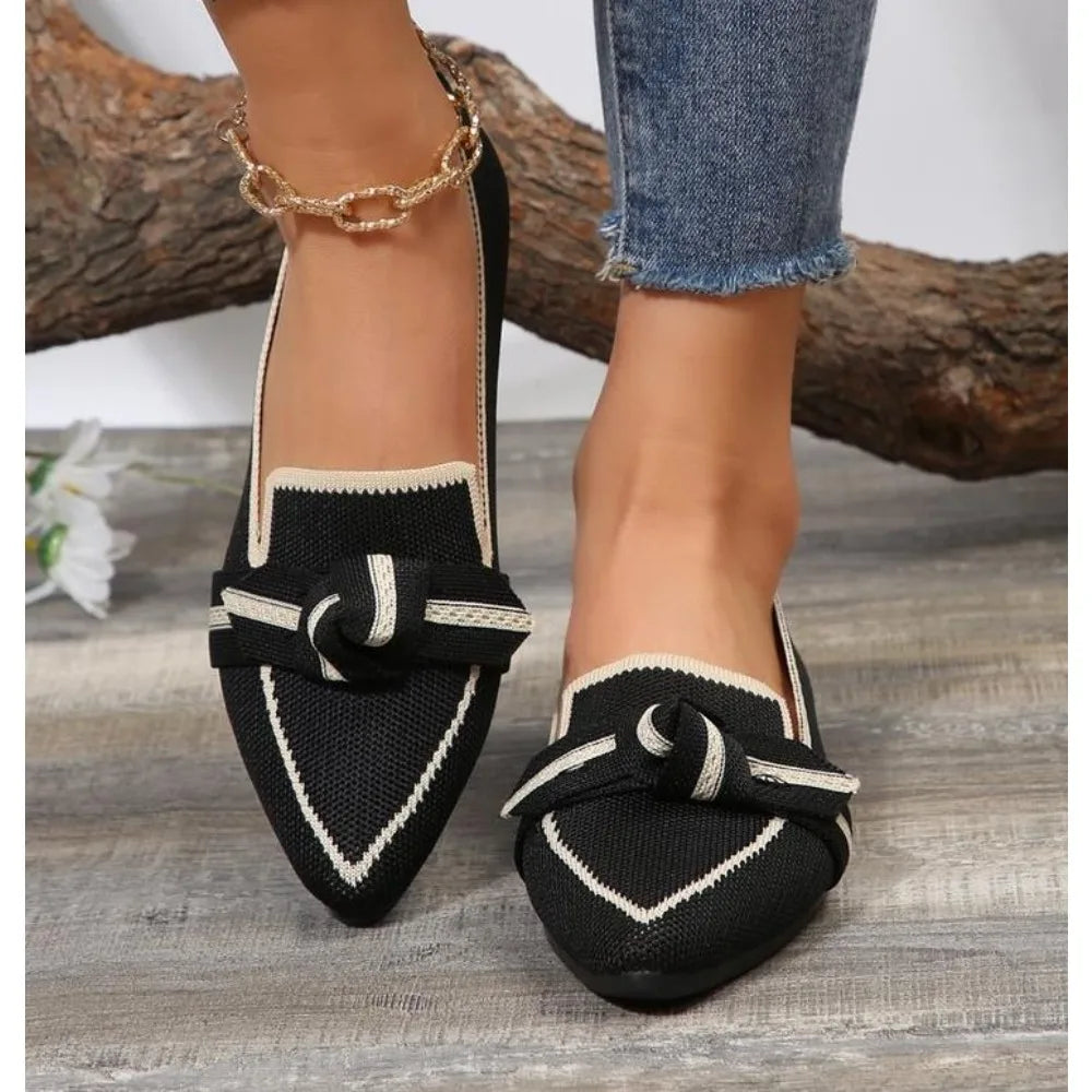 TrendWalk Gebreide Slip-On Platte Schoenen