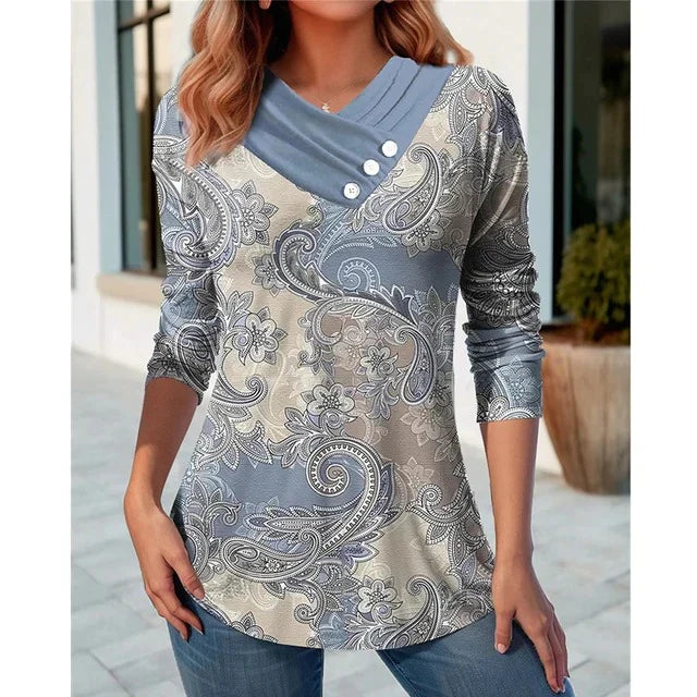 Dame Shirt Lange Mouwen Casual