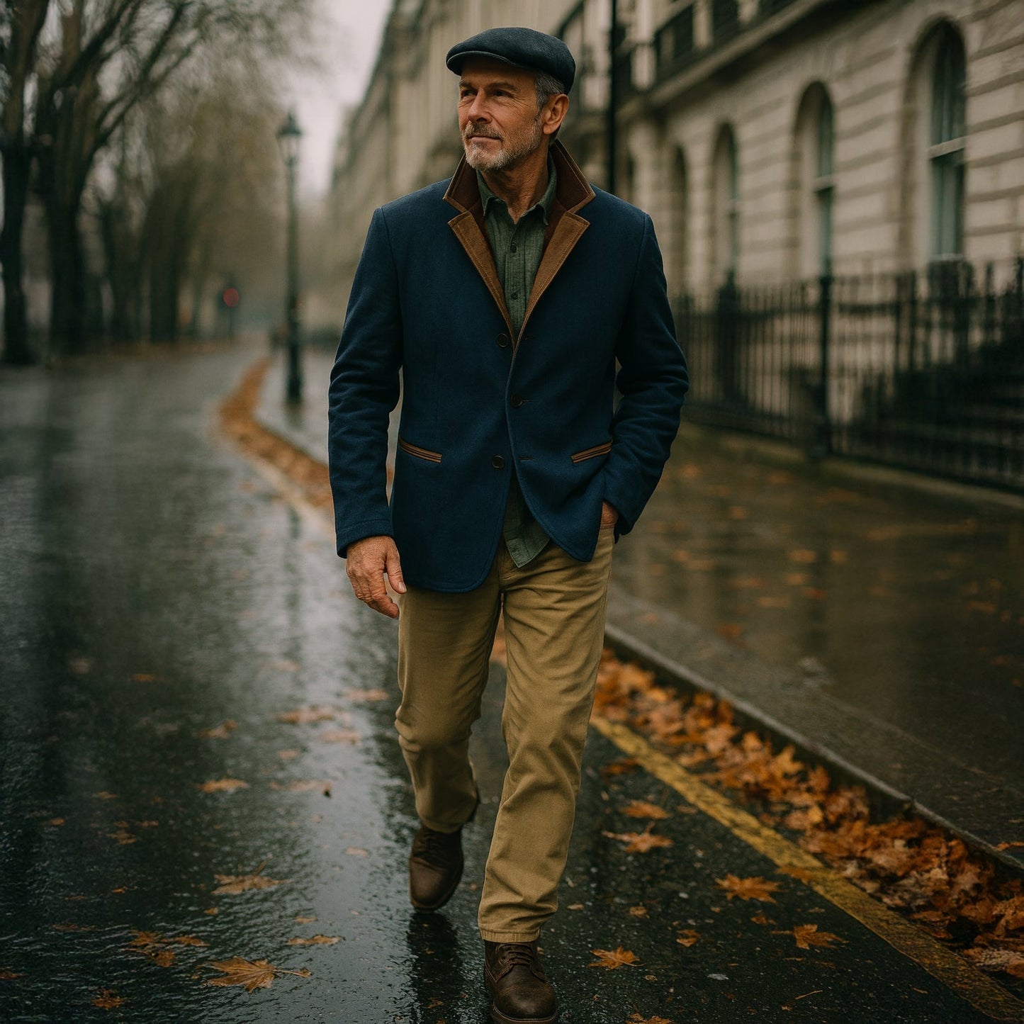 Raniero | Elegante giacca vintage in pelle