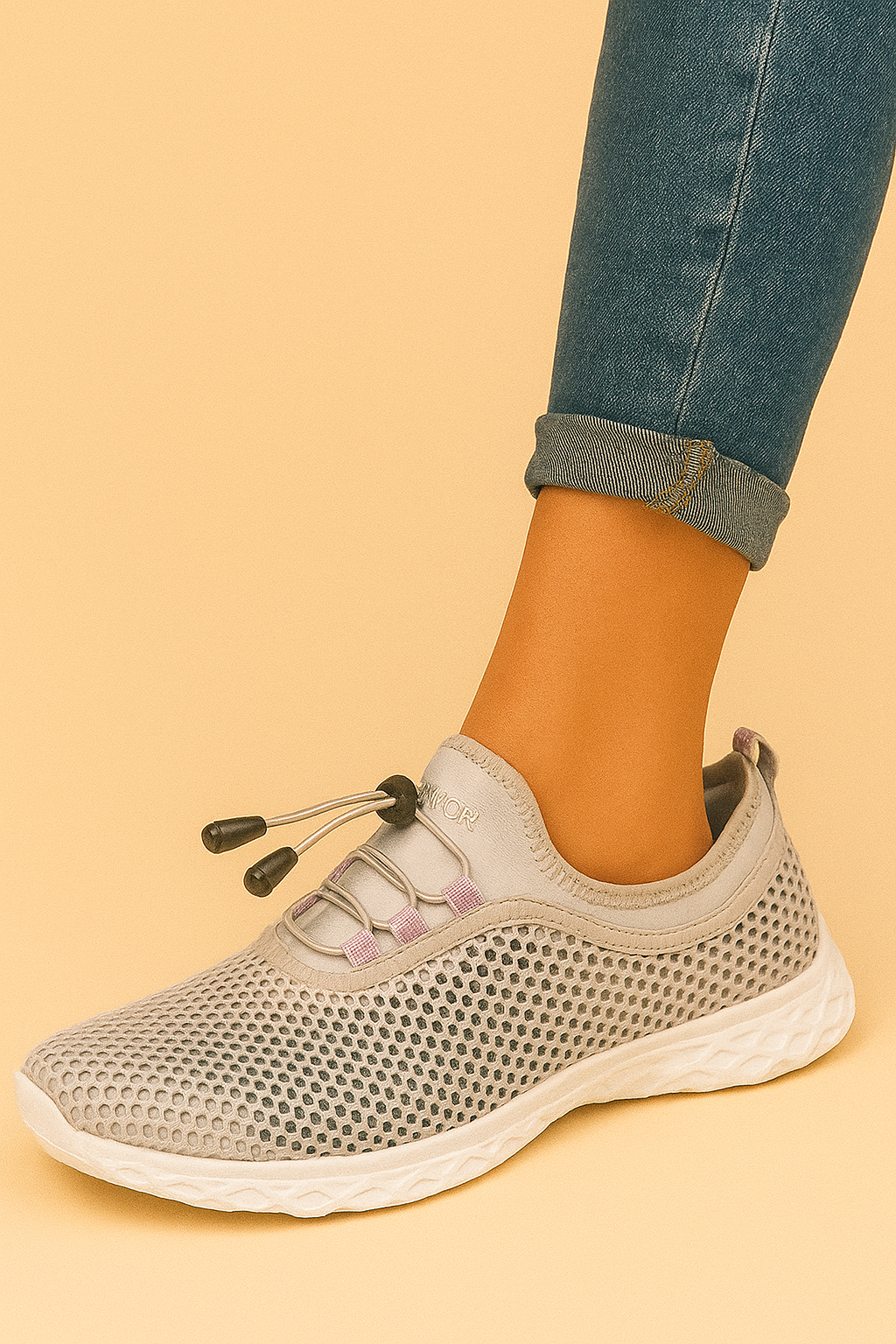 Dames Sneaker Comfortabel Ademend met Orthopedische Zool