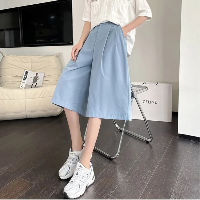 Zomer Elegante Wijde Pijpen Broek