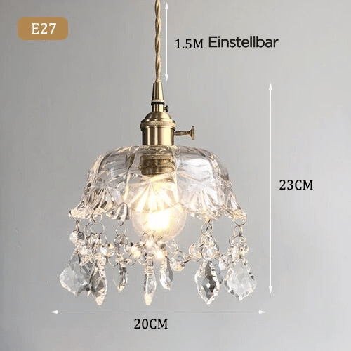 Kristallen Hanglamp Luxe Modern Design Elara