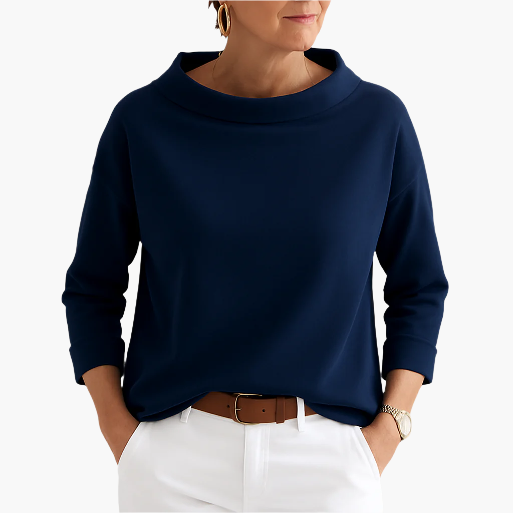 Elara | Dames Top – Witte, Elegante & Comfortabele Pasvorm voor Elke Gelegenheid 7