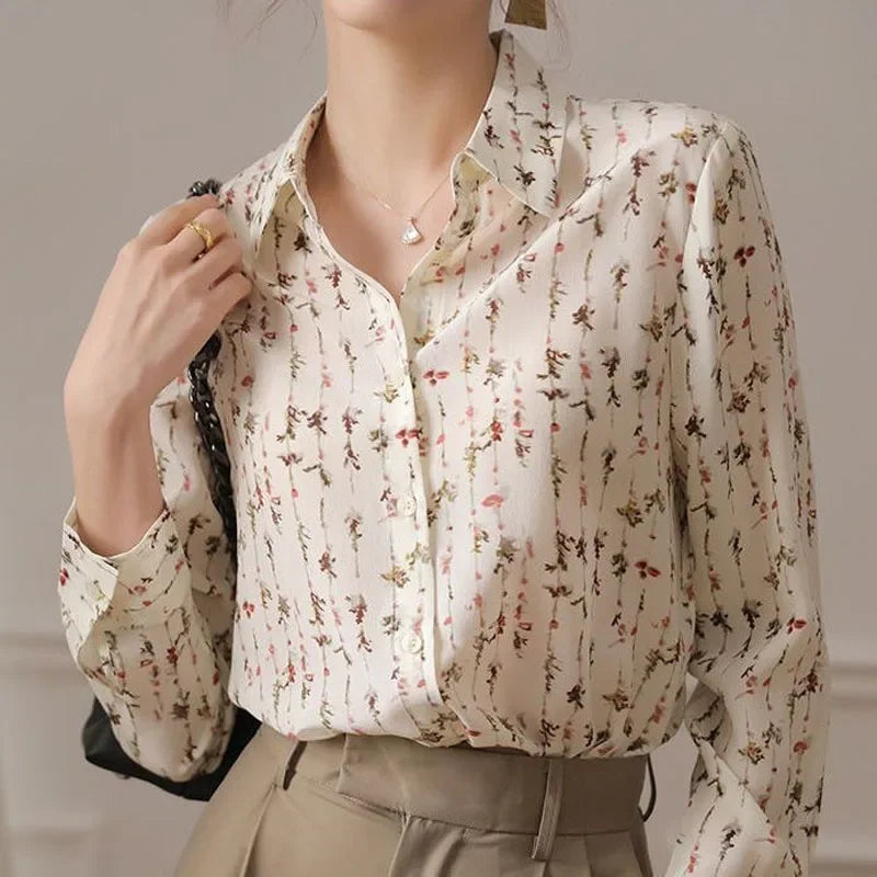 Elegante Lente en Herfst Blouses voor Vrouwen