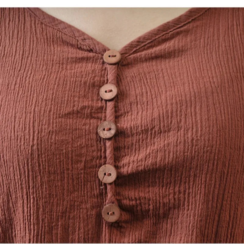 ModeMeester Prachtige Katoenen Jurk voor Vrouwen