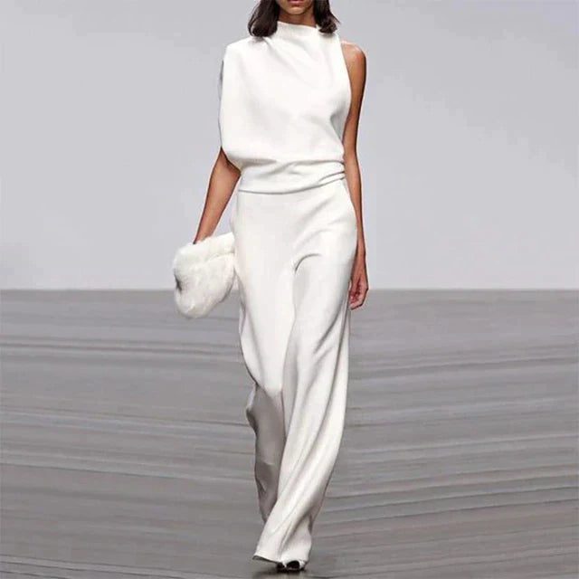 Jumpsuit Elegante Avondkleding Zwart Gala
