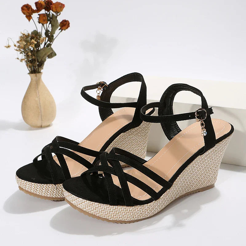 ModaViva Zomerse Elegantie Platform Sandalen