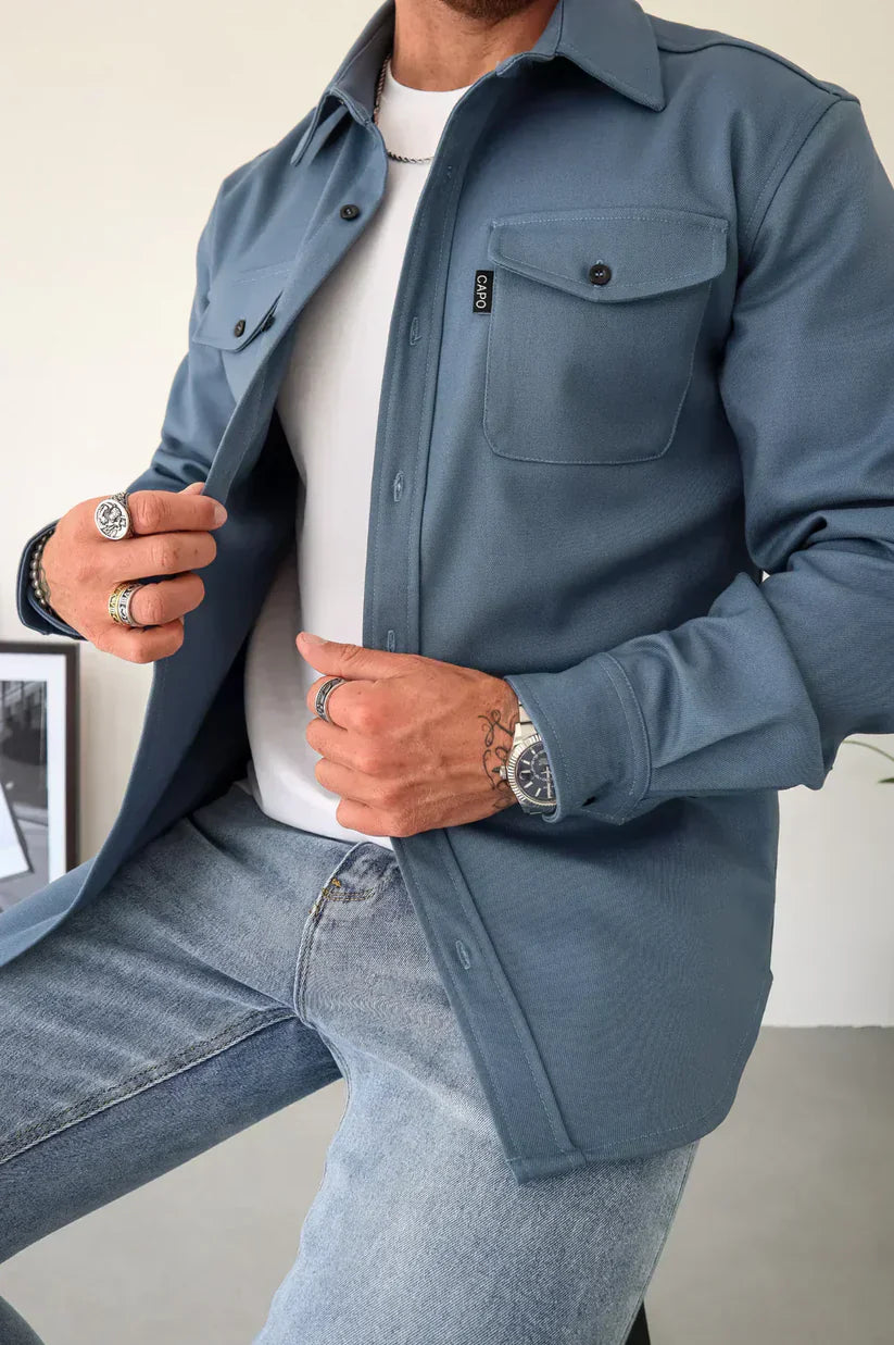 Eric | Ademend en comfortabel katoenen overshirt 13