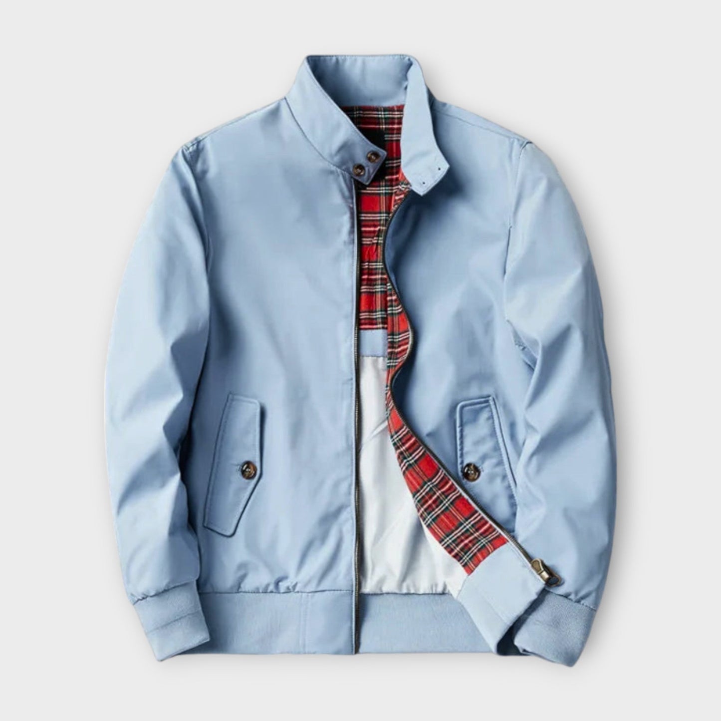 Heren Bomberjack Klassiek Leder Look