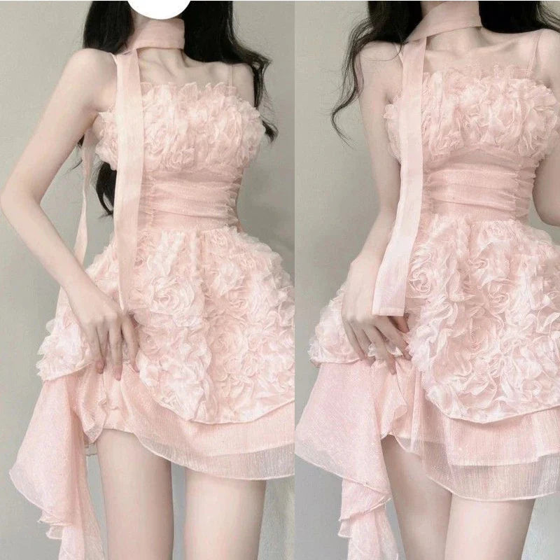Stralende Mode Chiffon Halterjurk