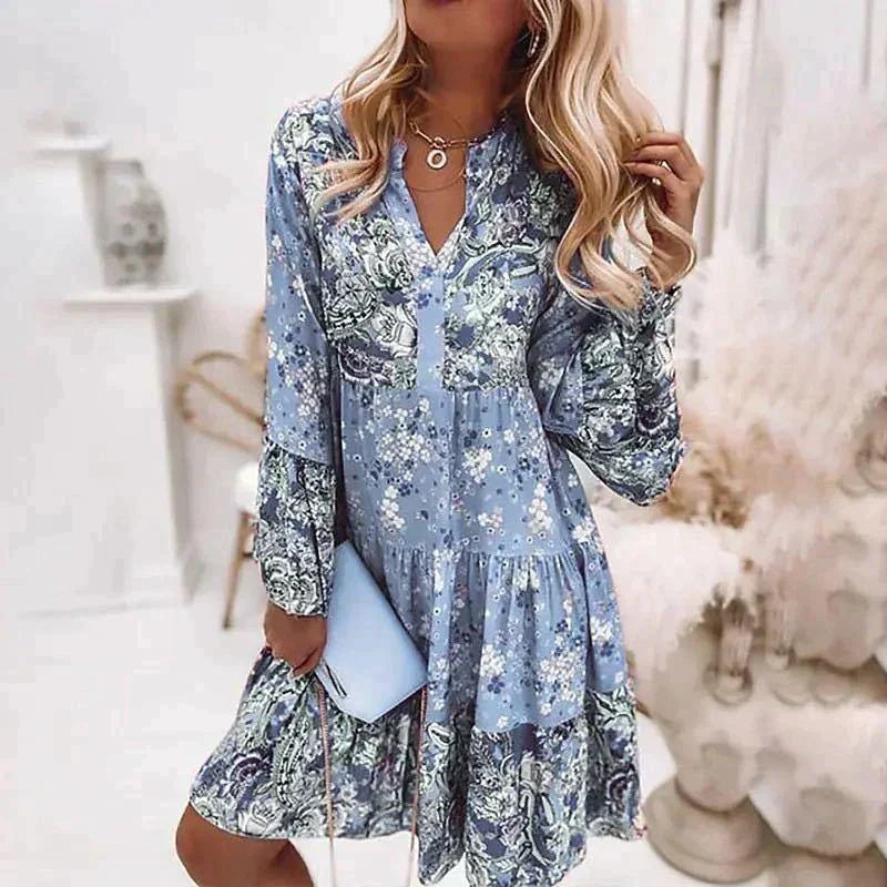 Variant image for Indiana | Abito Estivo Floreale – Cotone Leggero, Vestiti Estivi Donna-13