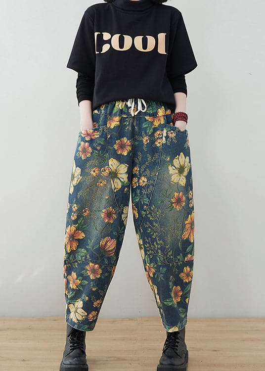 Lounge Broek met Trekkoord Bedrukt Comfortabel