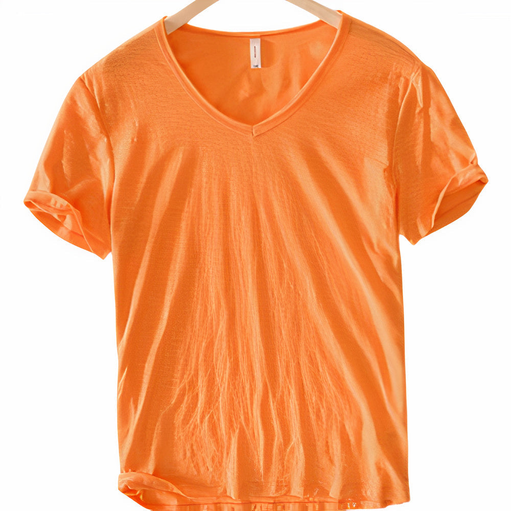 Heren Zomer T-Shirt Comfortabel Casuaal Katoen