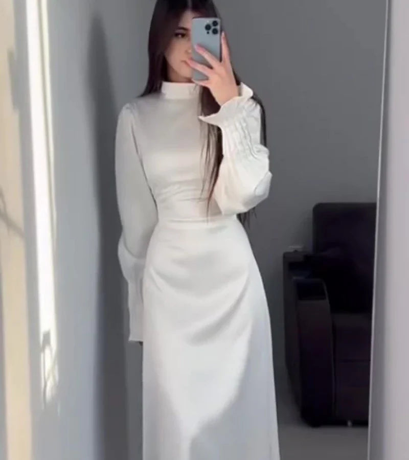 Bloesem Elegante Maxi Jurk voor Vrouwen