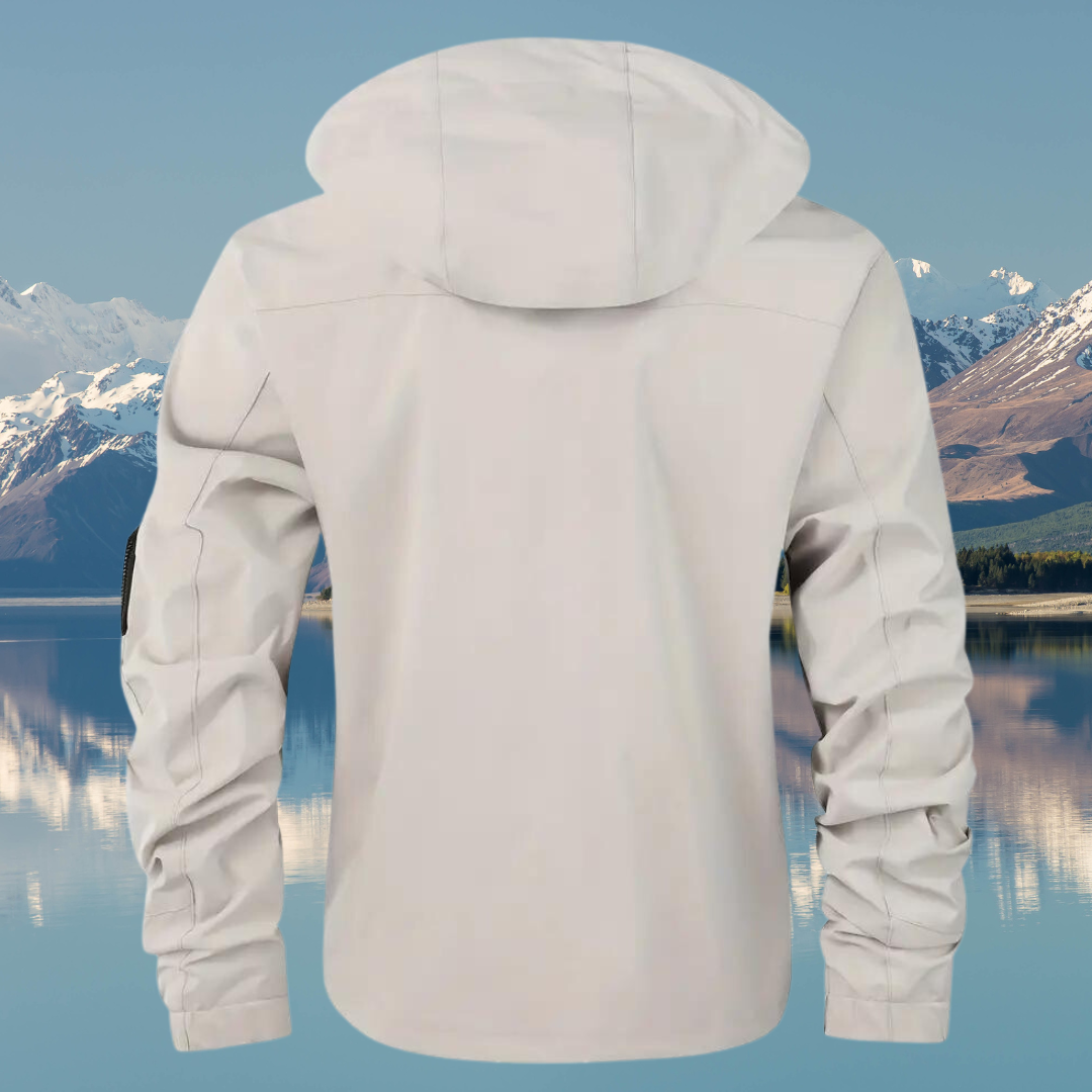 Heren Casual Jas Mid Stretch Rits Voor Mannen