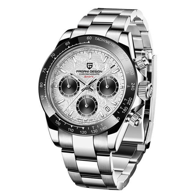 RVS Herenhorloge Sapphire Blauw Luxe Design