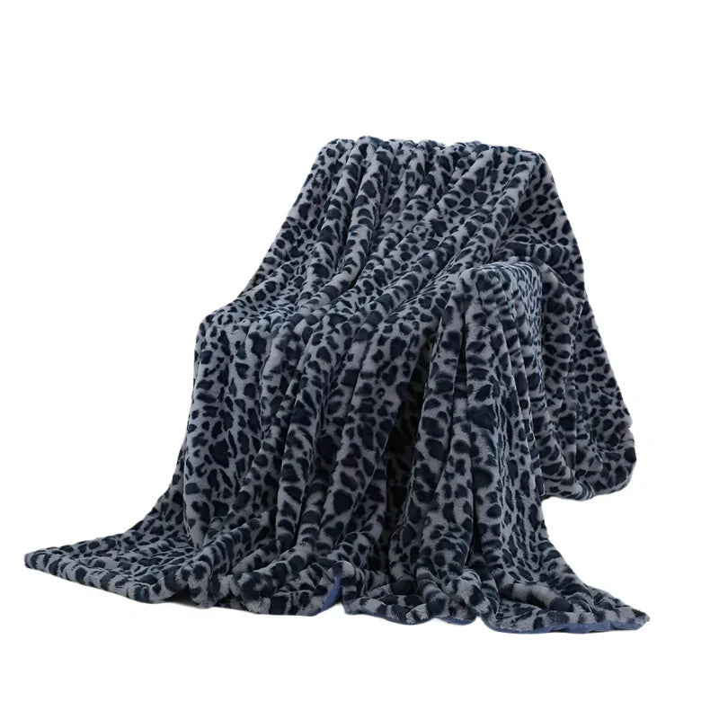 Haven | Luipaardprint | Fleece Deken