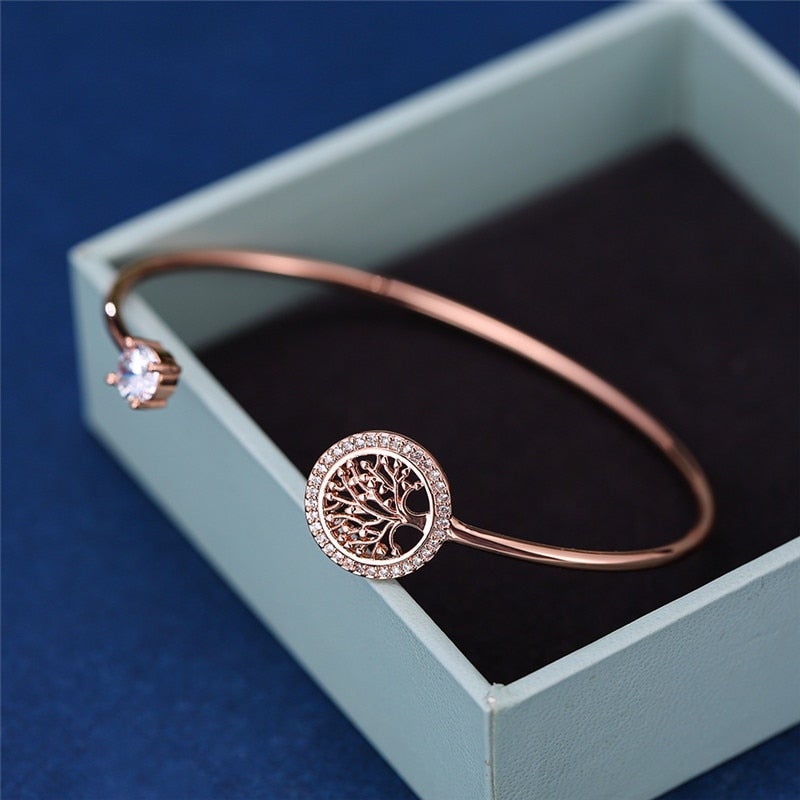 Levensboom Armband Verstelbaar Met Boom Motief