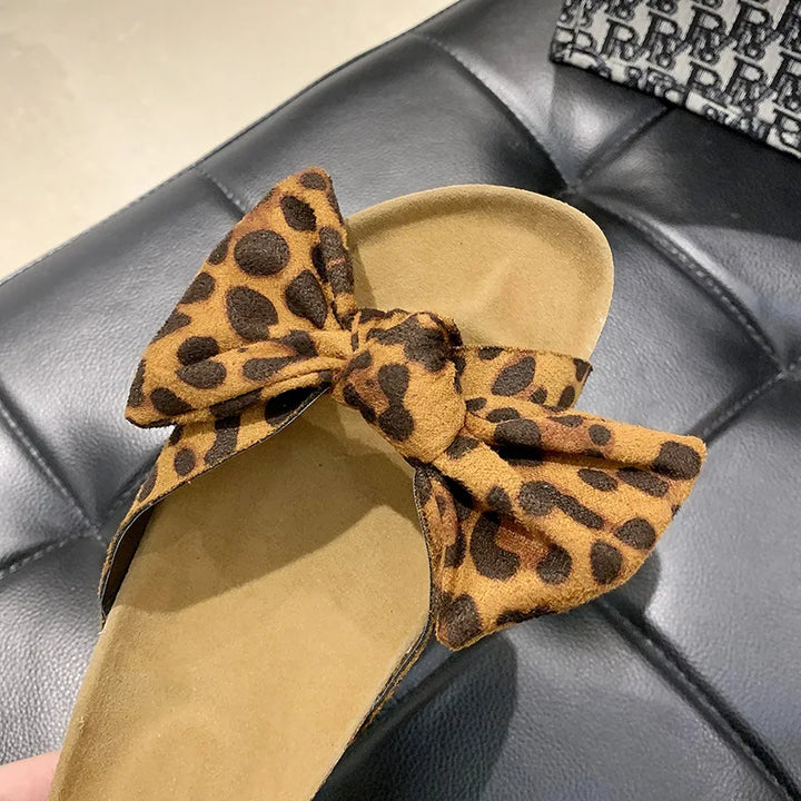 Pantoffels met Strik voor Vrouwen Warm en Zachtaardig