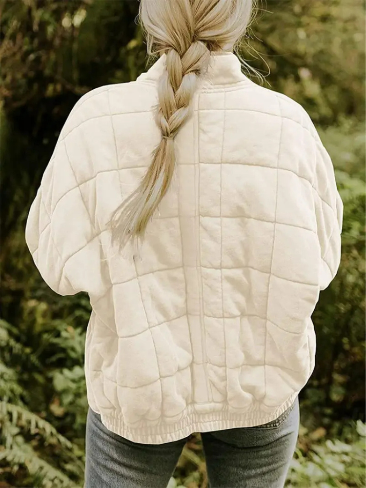 Vrouwelijke Oversized Gevoerde Tussenjas Eliza