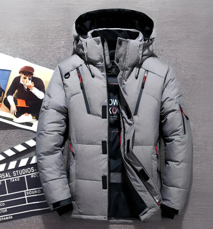 Lichtgewicht Heren Parka Jas Comfortabele Pasvorm