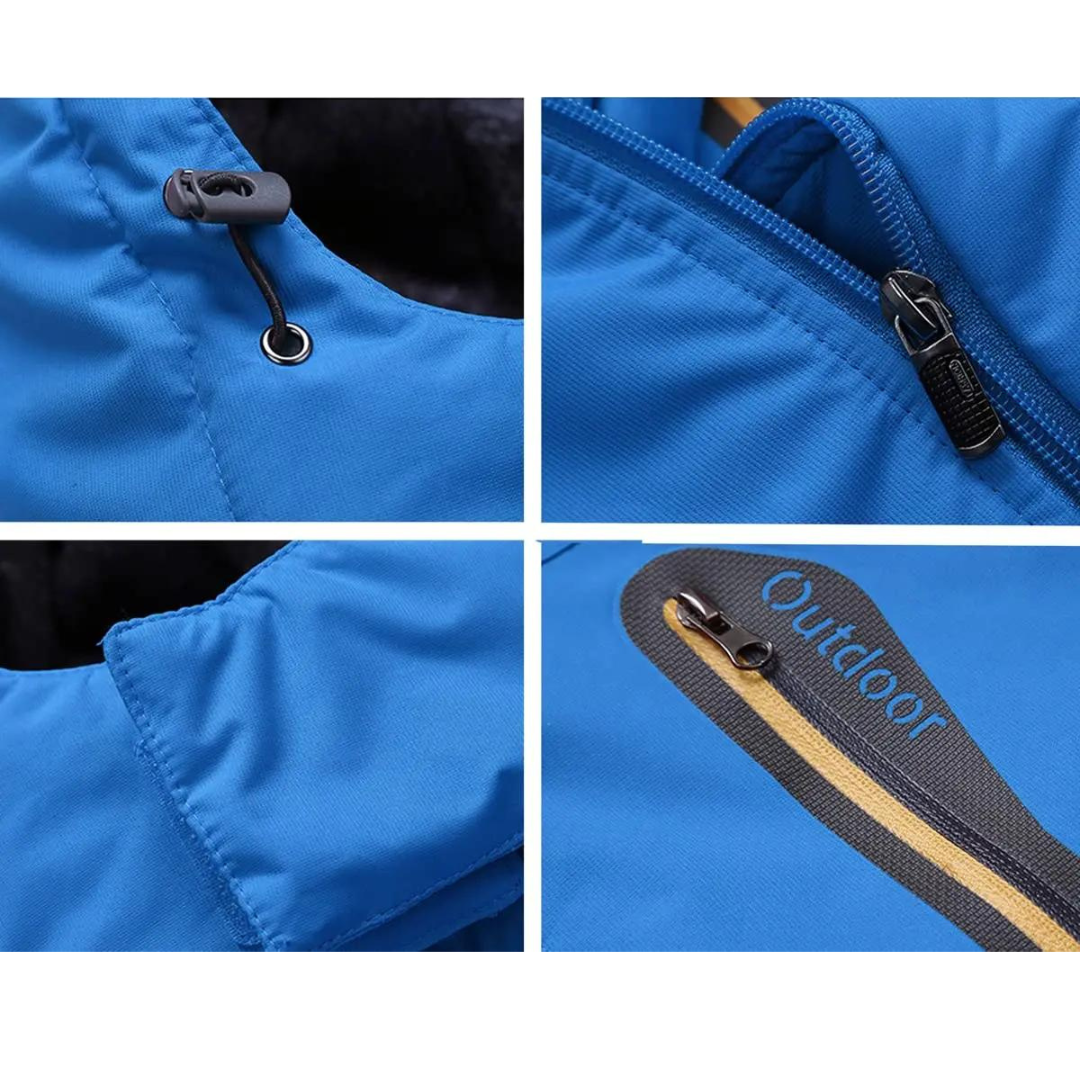 Heren Winterjack Warm Waterdicht Fleece Buitenjack