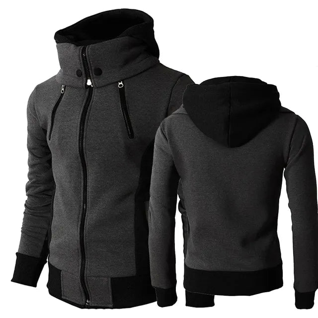 Heren Vest Met Rits Damon - Casual Leer Look