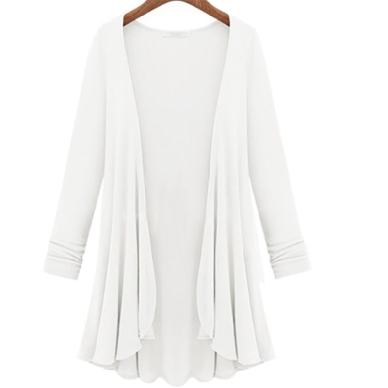 Dames Lang Vest Elegante Snit met Rijke Details