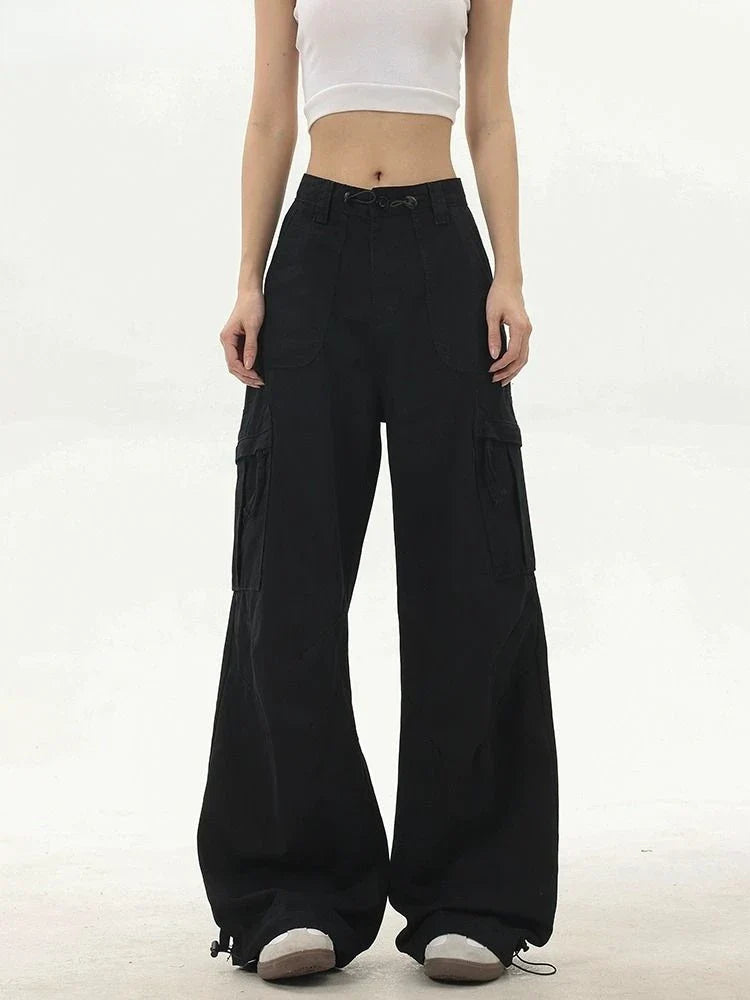 Vintage Cargo Broek voor Vrouwen - Y2K Stijl