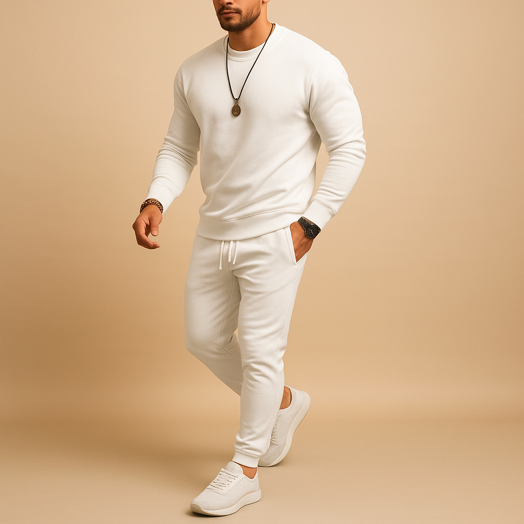 Heren Trainingspak Slim Fit Joggingbroek en Sweater