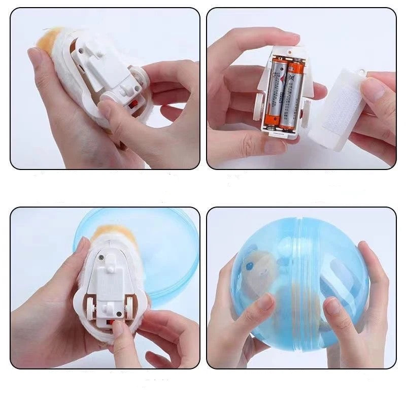 Kattenspeeltje Rollend Furry Roller voor Katjes