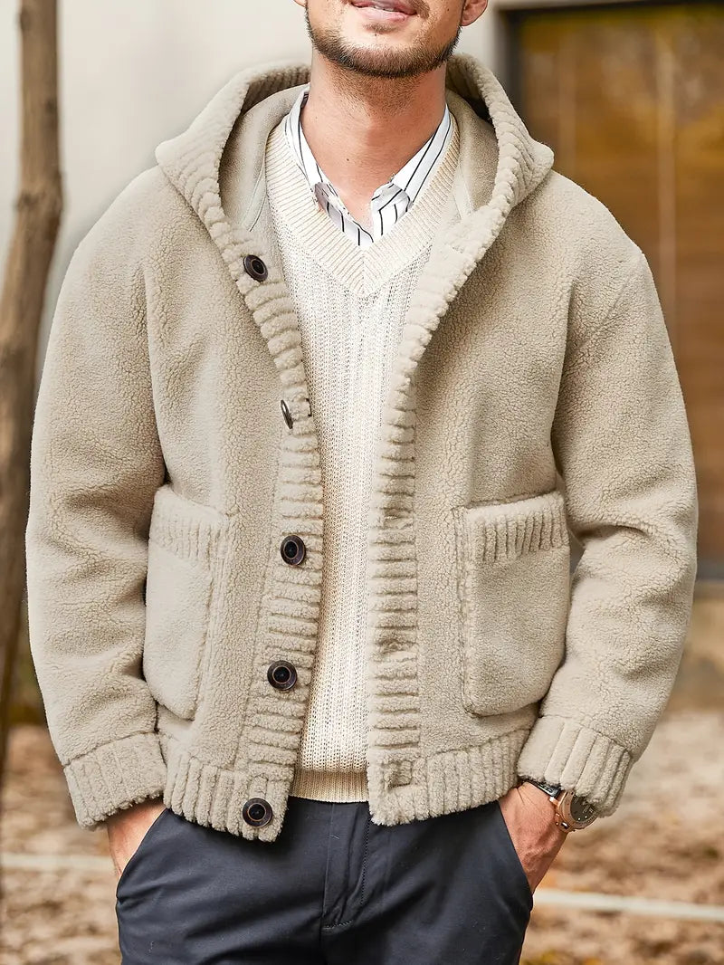 Jasper Heren Hoodie | Gebreid, Comfortabel en Warm 3